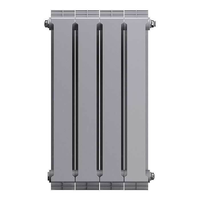 Радиатор Royal Thermo PianoForte 500 new Silver Satin - 4 секц сзади