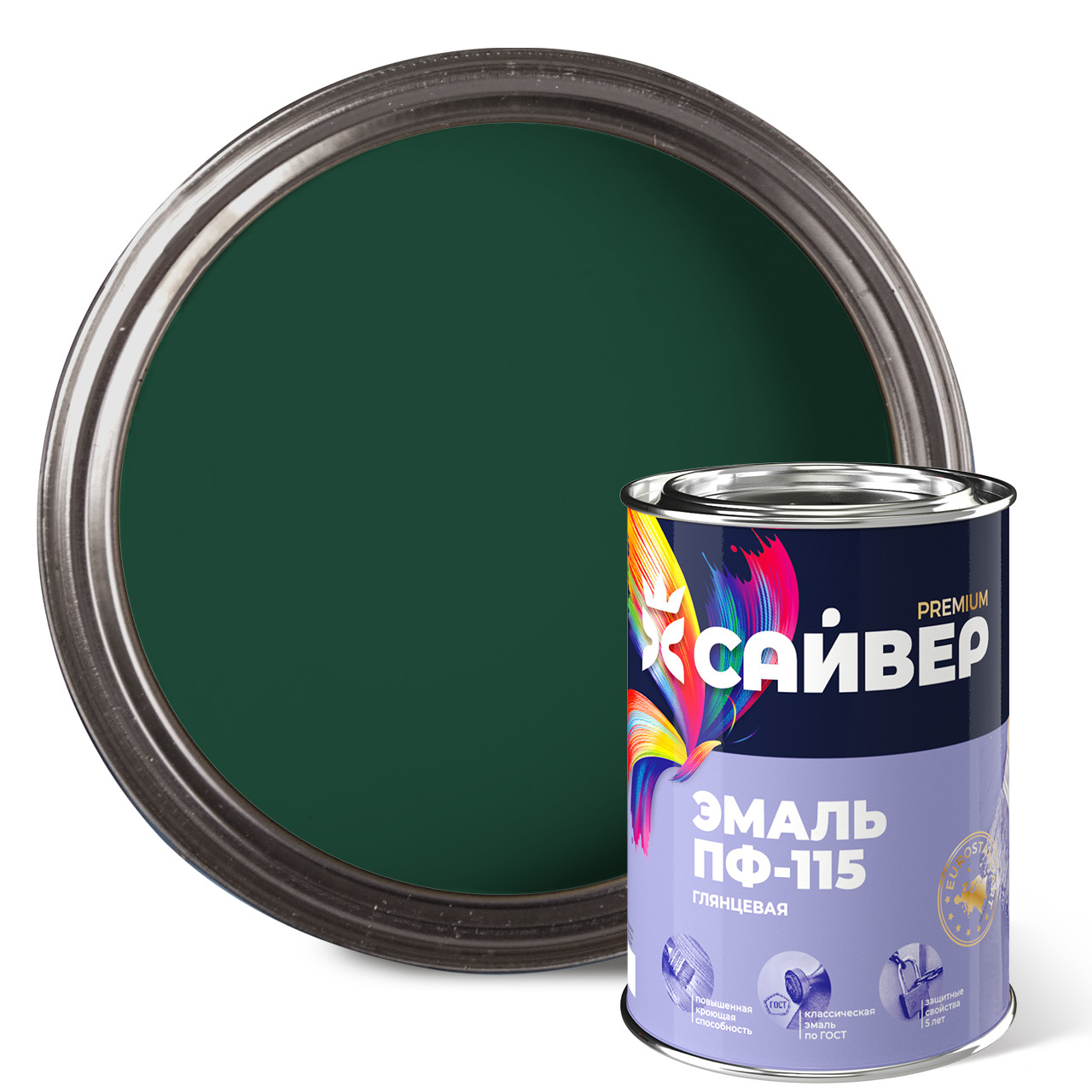 ПФ-115_Сайвер_0_8_кг_Изумрудная