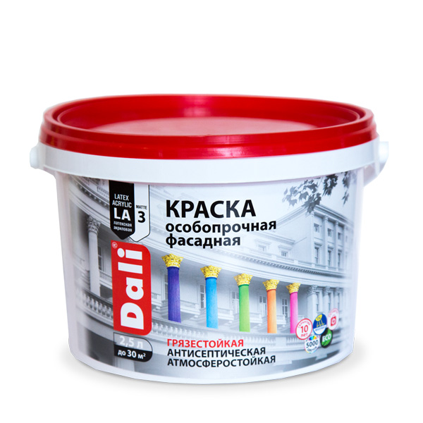 Дали особопрочная для фасадов 2,5л база С