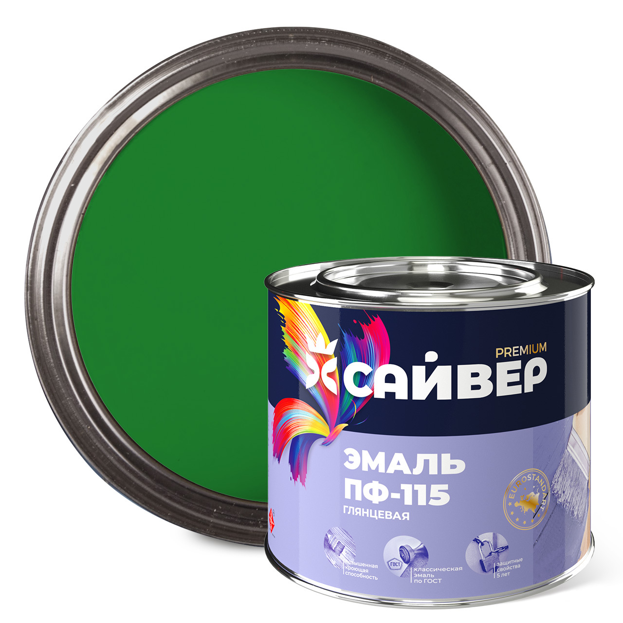 ПФ-115_Сайвер_1_8_кг_Зелёная