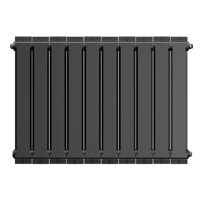 Радиатор Royal Thermo PianoForte 500 new Noir Sable - 10 секц сзади