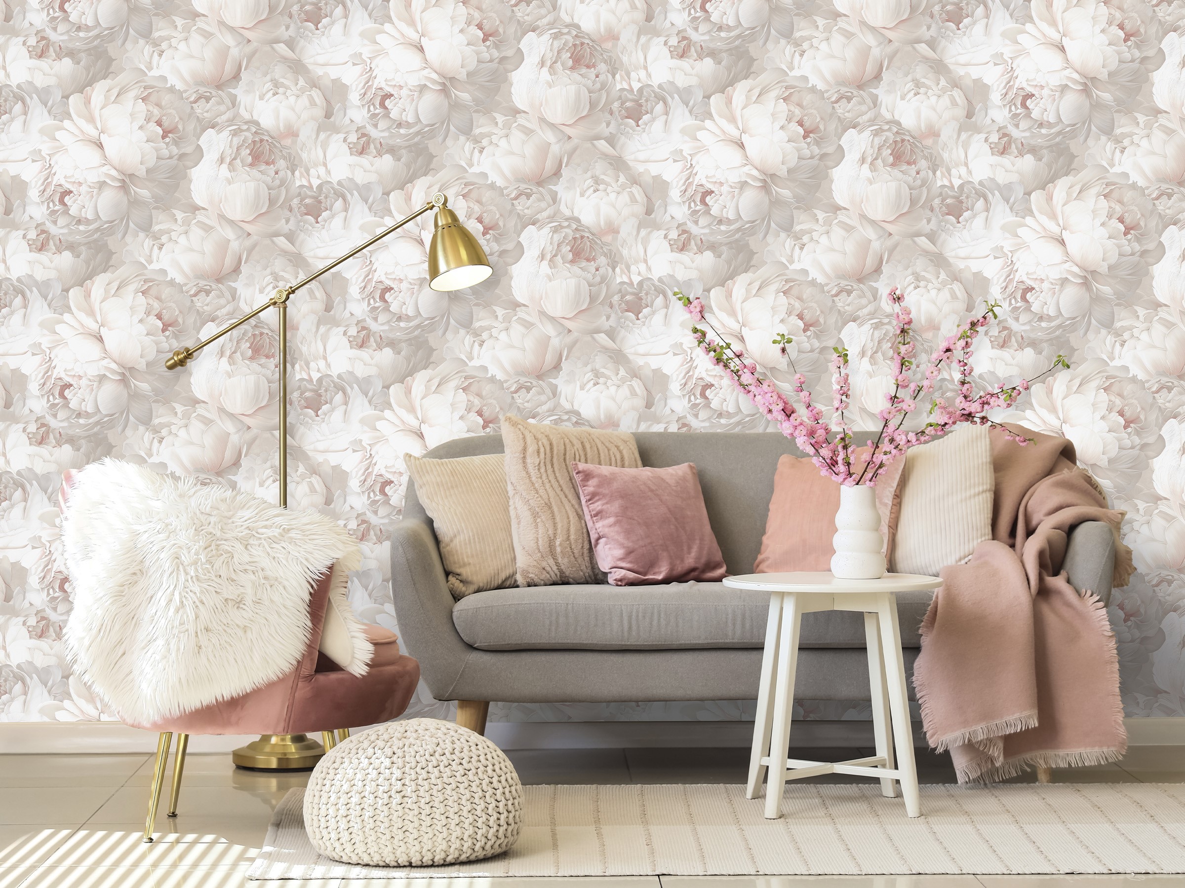 Мотив PEONY 585335 интерьер