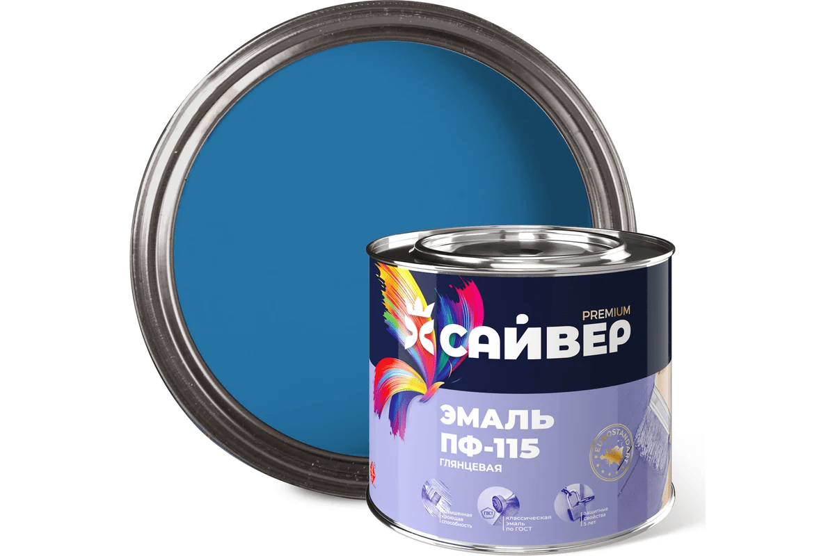 Эмаль Сайвер голубая