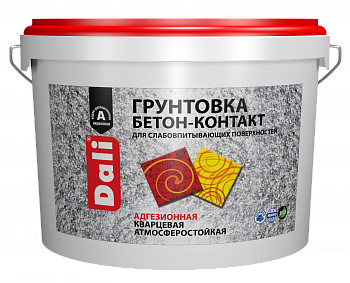 Грунтовка адгезионная (бетон-контакт) 12 кг DALI