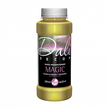 Эмаль акриловая перламутровая DALI DECOR Magic золото 0,25 л