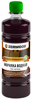 Морилка водная ZERWOOD эбеновое дерево 0,5 л 