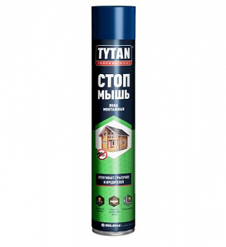 Пена профессиональная TYTAN СТОП МЫШЬ, летняя (+10 +35) 750 мл