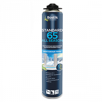 Пена профессиональная всесезонная BOSTIK Standart 65 ALL SEASONS 800 мл