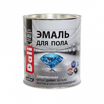Эмаль для пола Dali бежевый (RAL 7032) 2 л