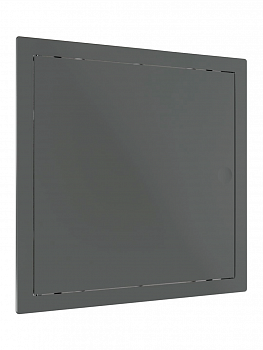 Люк ревизионный LN фланец 200*200 нажимной 224*224 пластик Gray L2020N Gray EVECS ЭРА