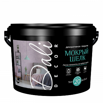 Штукатурка декоративная DALI "Мокрый шелк" ведро 5кг