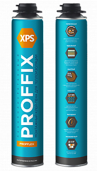 Клей-пена PROFFIX XPS 850 мл