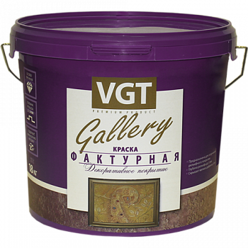 Краска фактурная VGT Gallery белый 18 кг