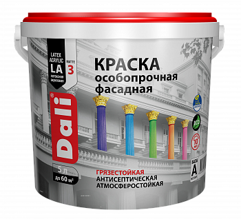 Краска вд фасад особопрочная DALI 5 л база А
