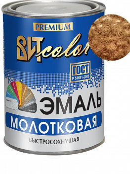 Эмаль молотковая бронзовый 0,8 кг ВИТколор 