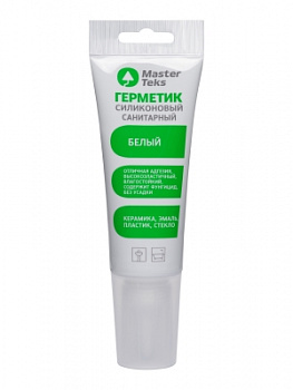 Герметик MasterTeks Profimaster силиконовый санитарный 40 мл прозрачный