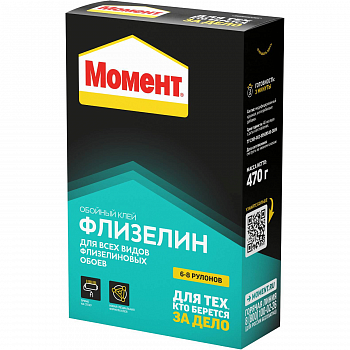 Клей обойный Флизелин Момент 470 гр