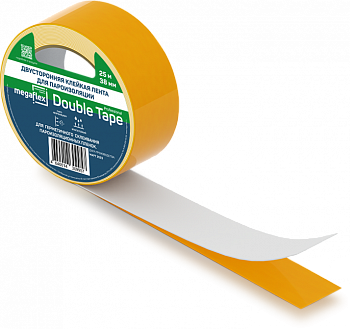 Лента двусторонняя клейкая для пароизоляции Megaflex Double Tape (38 мм*25 м)