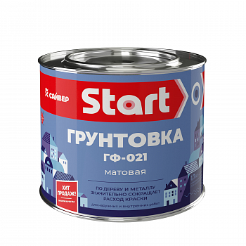Грунтовка ГФ-021 СТАРТ красно-коричневый 0,8 кг