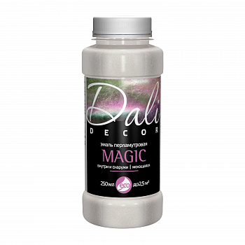 Эмаль акриловая перламутровая DALI DECOR Magic серебро 0,25л