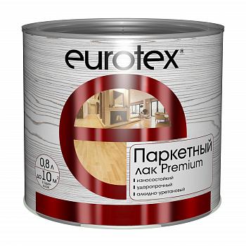 Лак паркетный Eurotex Premium 0,8 л глянцевый