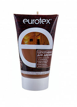 Шпаклевка по дереву EUROTEX орех 225 гр (125 мл)