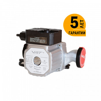 Насос циркуляционный VRT VR 32-4 180, 72/53/38 Вт, с гайками