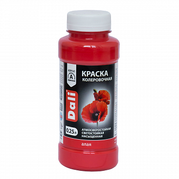Краска колеровочная Dali алый 0,25 л