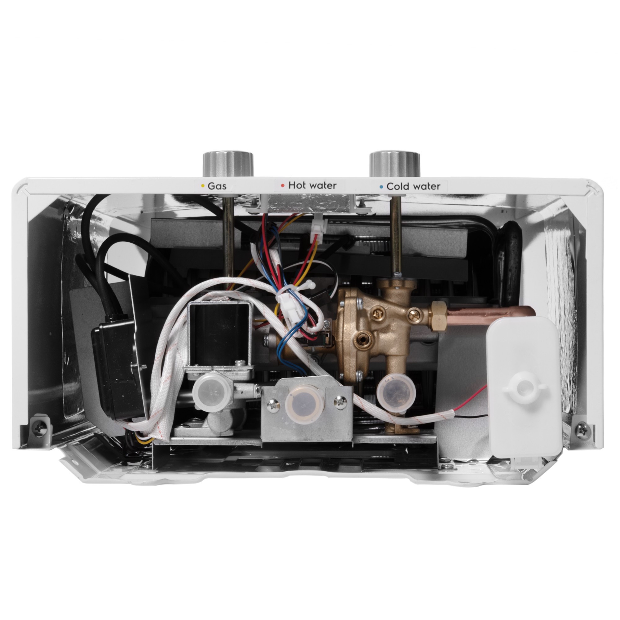 Колонка газовая Ballu GWH 12 Fiery снизу