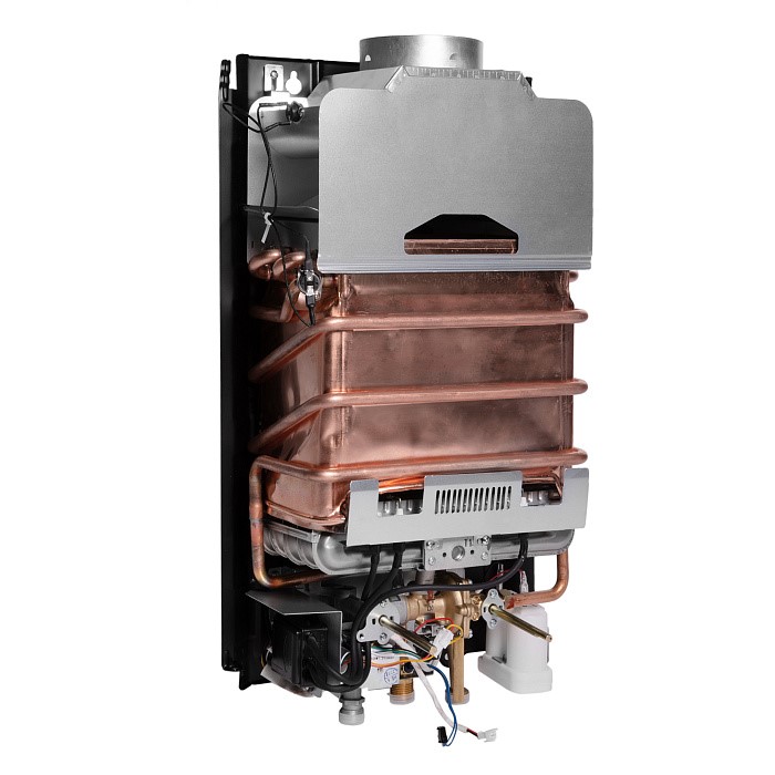 Колонка газовая Royal Thermo GWH 10 Inflame Grafit внутри