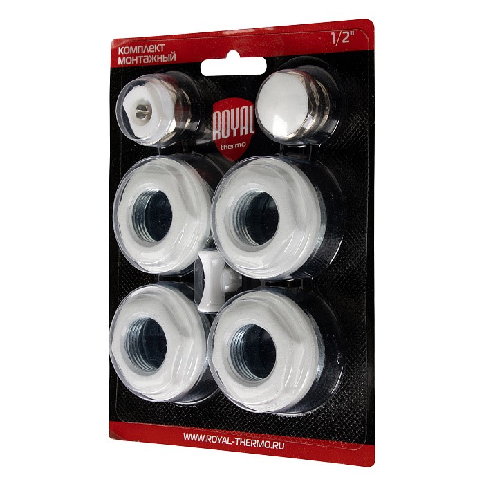 Комплект монтажный Royal Thermo 1х 1-2 белый