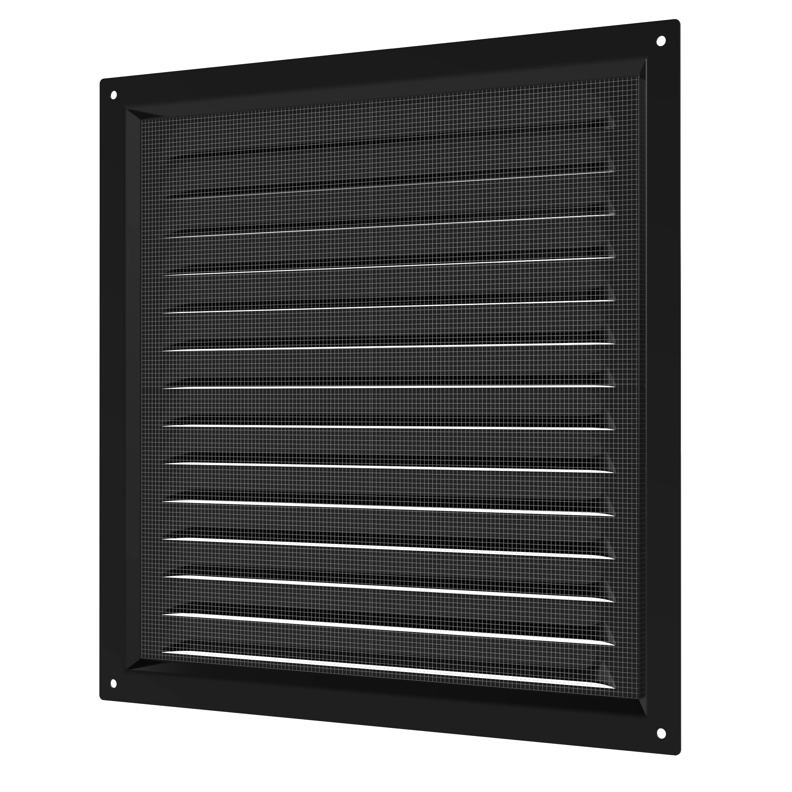 Решетка металлическая 250х250 Black 2525МЭBlack сзади