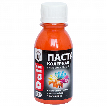 Паста колерная DALI 0,1кг персик