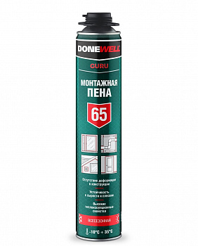 Пена профессиональная DONEWELL 65 всесезонная Lite 780 мл