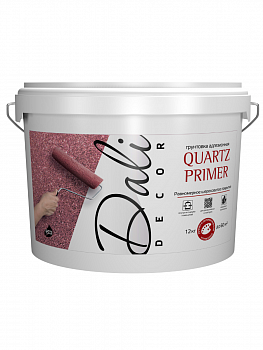 Грунтовка адгезионная (бетон-контакт) DALI-Decor Quartz Primer 12 кг белый 