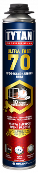 Пена профессиональная TYTAN ULTRA FAST 70, летняя (+5) 870 мл (12шт)