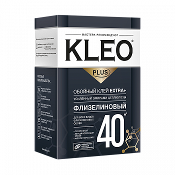 Клей для флизелиновых обоев, сыпучий KLEO EXTRA PLUS 40