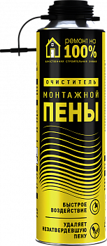 Очиститель незатвердевшей монтажной пены Ремонт на 100% 500 мл (REMTCL3700)