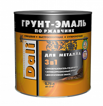 Грунт-эмаль по ржавчине РОГНЕДА DAL ультрамарин (RAL 5002)I 2,0 л