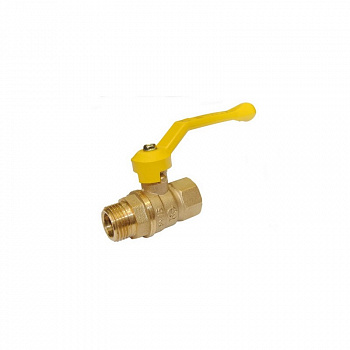 Кран шаровый для газа 1/2" ВР-НР рычаг 11Б27фтМ