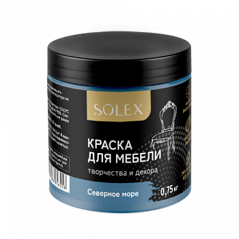 Краска для мебели SOLEX северное море 0,75 кг