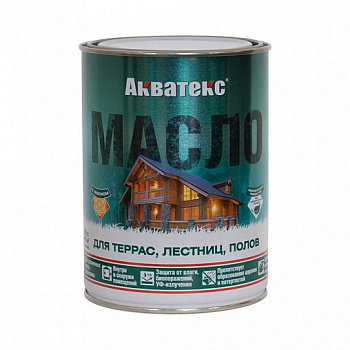 Масло для террас, лестниц, полов АКВАТЕКС тик 2,5 л