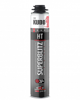 Клей-пена KUDO SUPERBLITZ НТ профессиональная конструкционная всесезонная