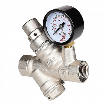 Редуктор давления с фильтром и манометром от 2 до 5 бар 1/2" VALTEC (VT.082.N.04)