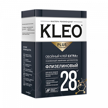 Клей для флизелиновых обоев, сыпучий KLEO EXTRA PLUS 28